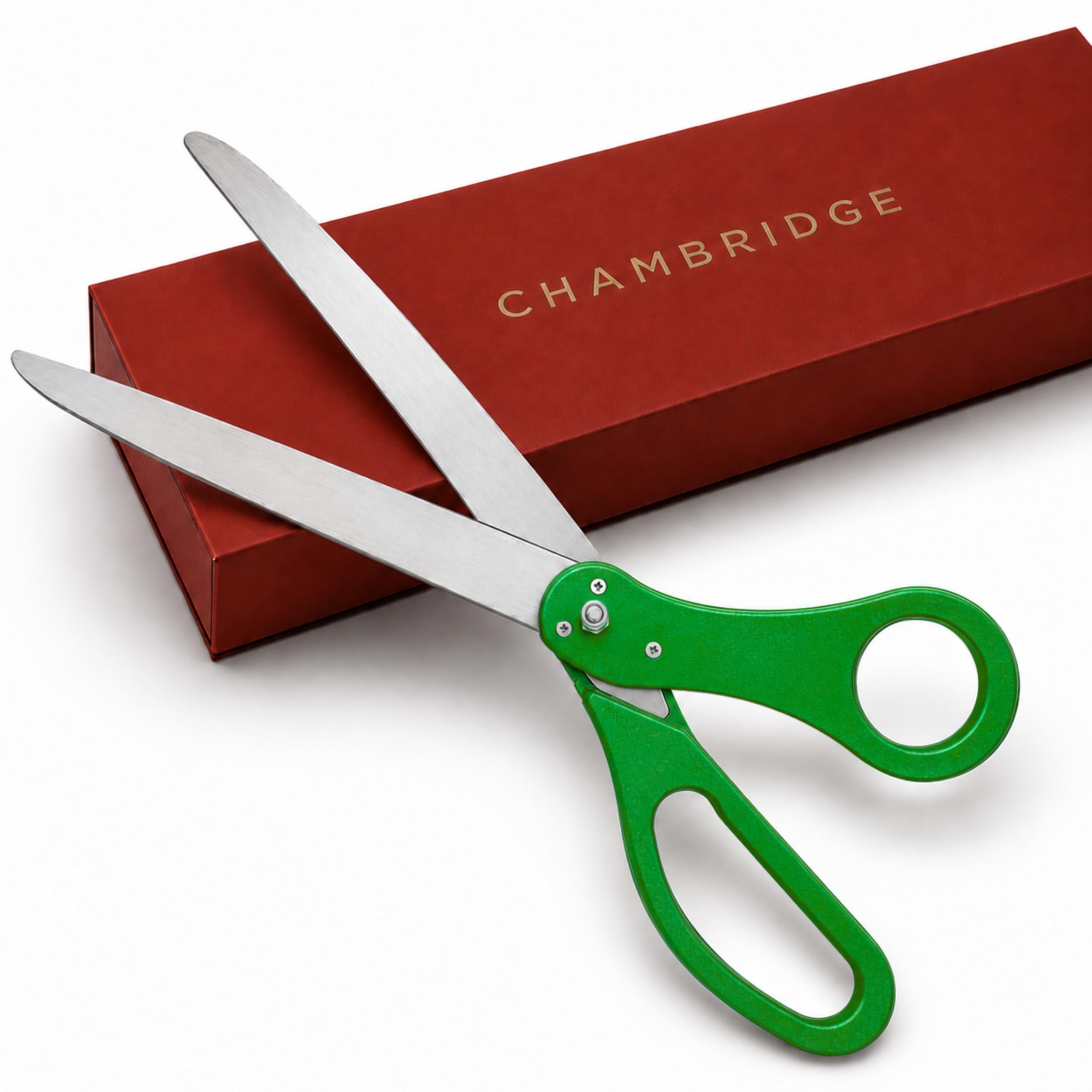 Giant Scissors for Ribbon Cutting - Green 25 Inch Grand Opening Scissors for Ribbon Cutting Ceremony Business Openings Special Events and Inaugurations
