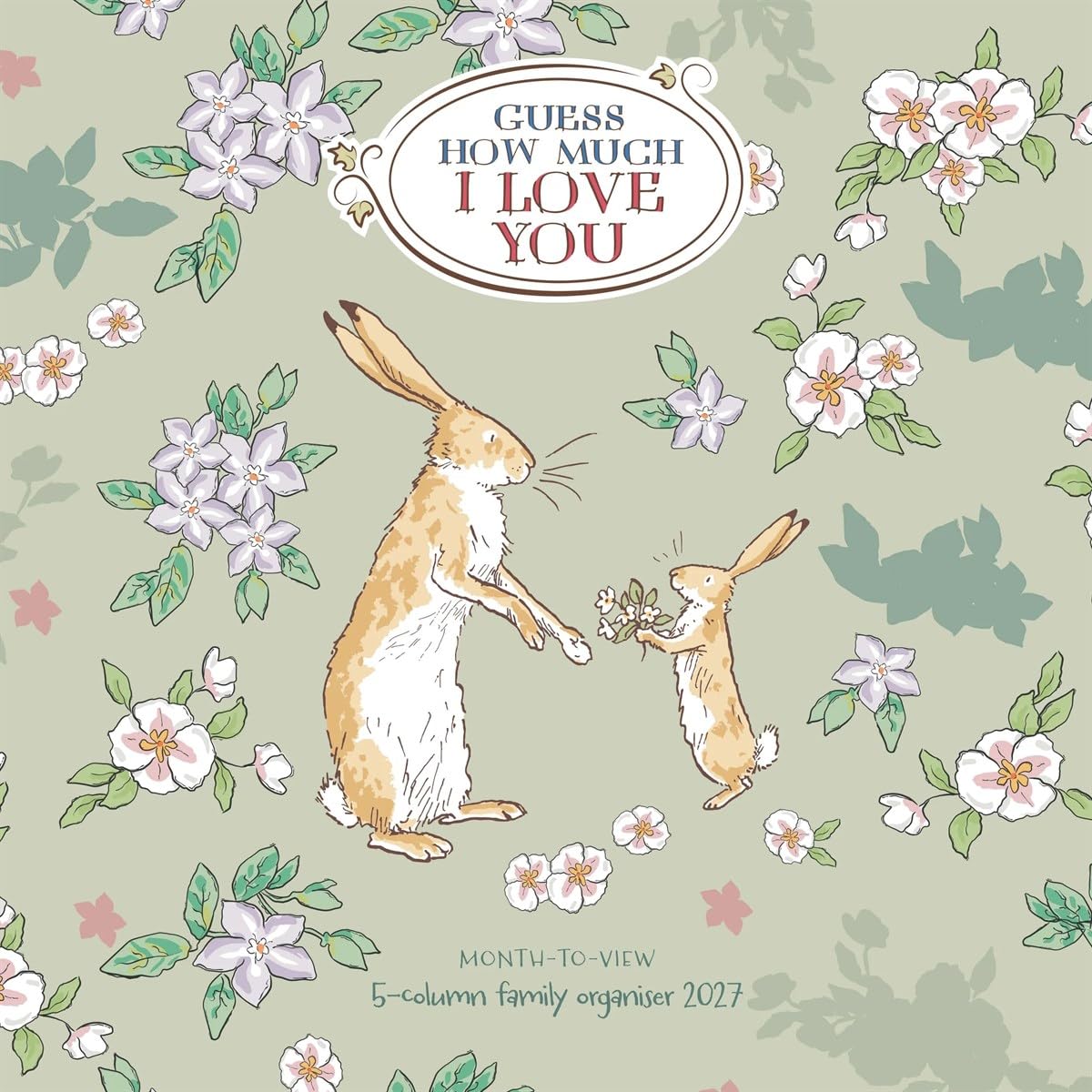 Carousel Worldwide 2027 Guess How Much I Love You Wall Planner, Month to View