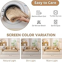 Vista 8 de Funda de sofá lavable para perros, funda de sofá modular suave y mullida en forma de L, protector grueso apto para mascotas, tapete para sofás