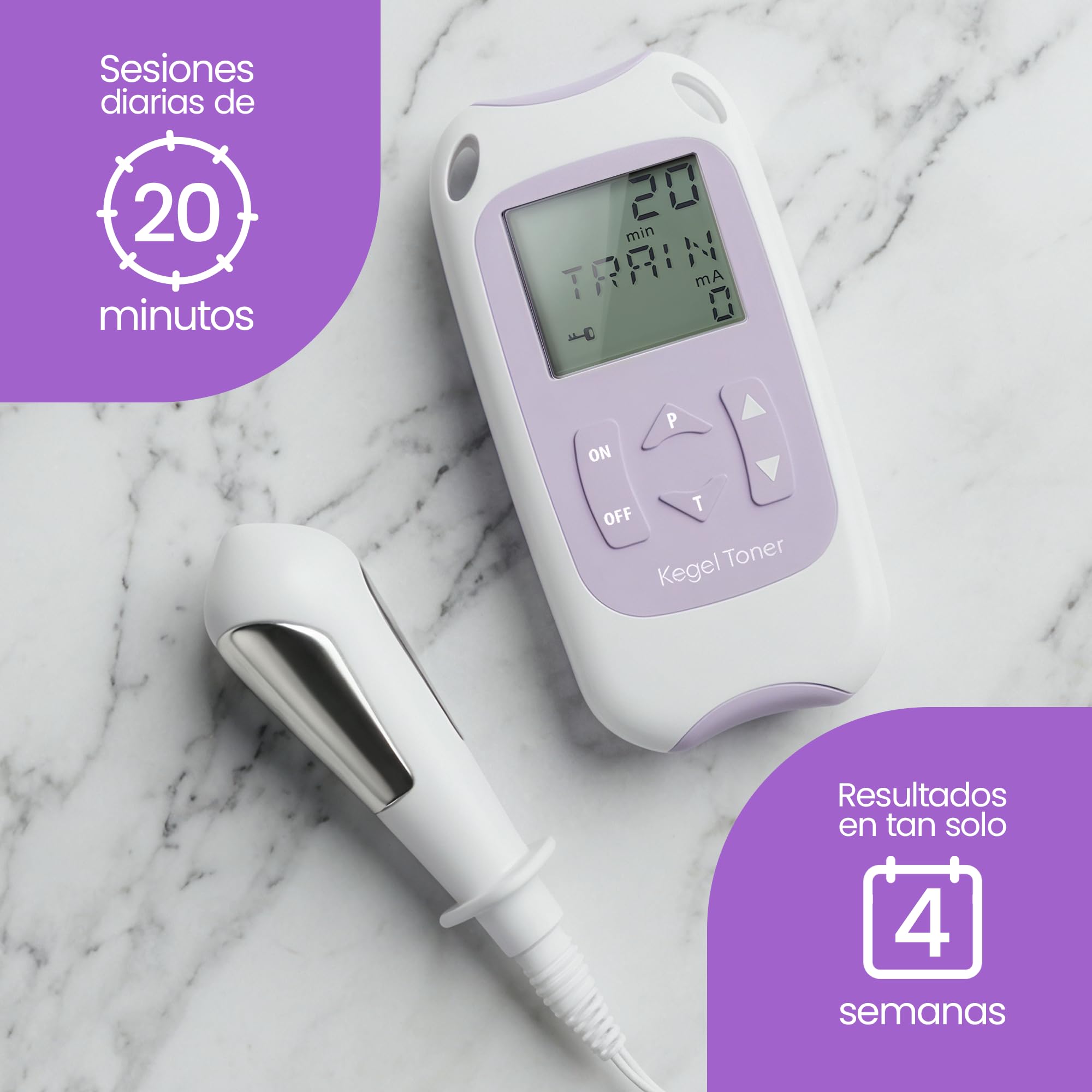 TensCare Kegel Toner – Ejercitador Kegel y Entrenador de Suelo Pélvico para Mujer con Programas Clínicamente Probados | Control de Vejiga, Incontinencia y Tonificación