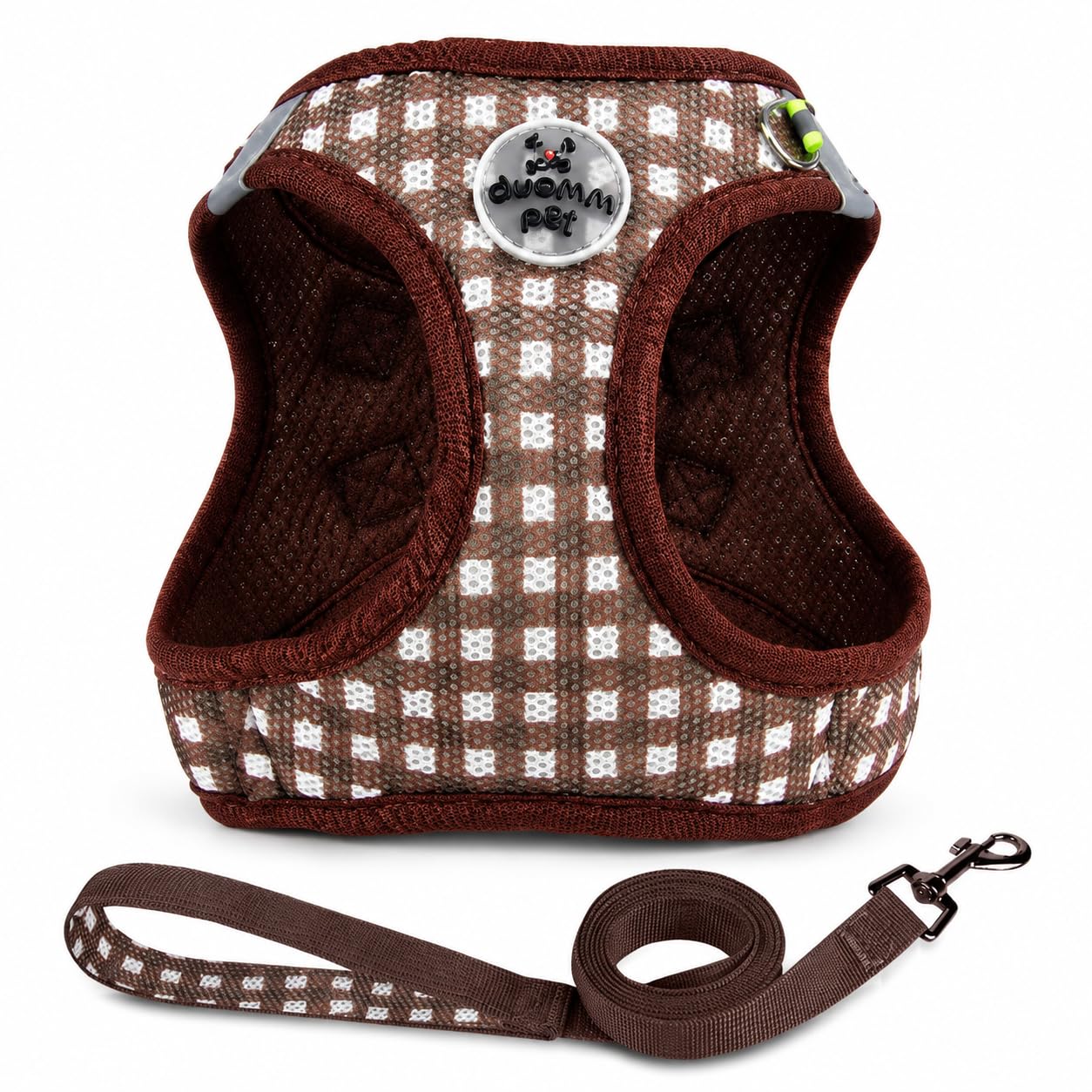 Agvdg Small Dog Harness Leash Set Soft Mesh Reflective XS Small Pet Harness