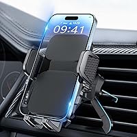 Brencco Porta Cellulare Auto Bocchette Aria Regolabile a 360 Gradi Supporto Telefono