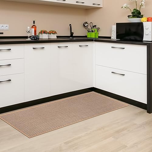 Miniatura 7 de KIMODE Kitchen Mtas - Alfombras de cocina de 20 x 47 pulgadas, antideslizantes, lavables, tapetes de cocina naturales absorbentes para el piso