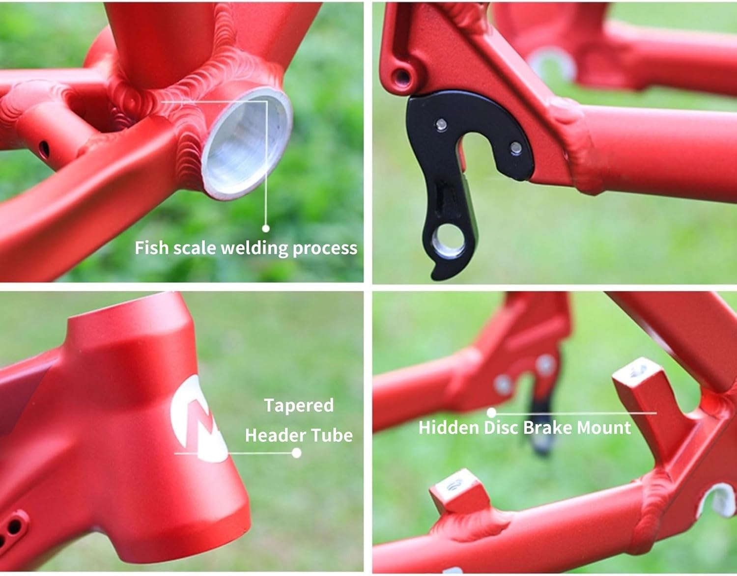 TUJISEK 29er Aluminium Alloy Disc Brake Mountain Bike Frames 15''/17'' MTB Frame Bicycle Frame Off-Road Frame Quick Release Frame 135mm Internal Routing BSA BB68mm(Purple,15＂)