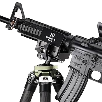 トイガンスタンド Amazon.com : SUNWAYFOTO SM-76 Saddle Mount Rifle Gun Adapter