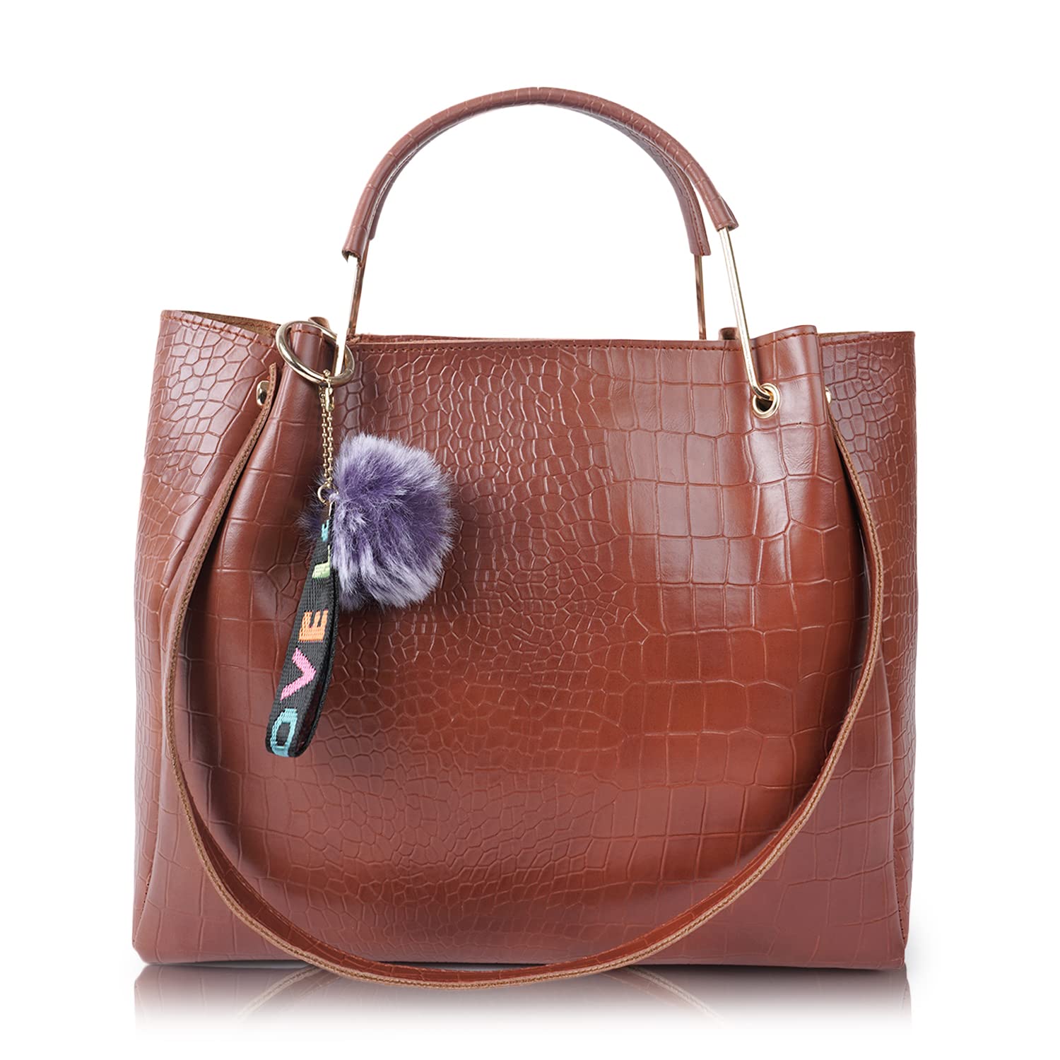 Envias Leatherette Handbags For Womens Ladies (D-49-Brown) (B0C2ZJ2PLZ) Amazon Price History, Amazon Price Tracker