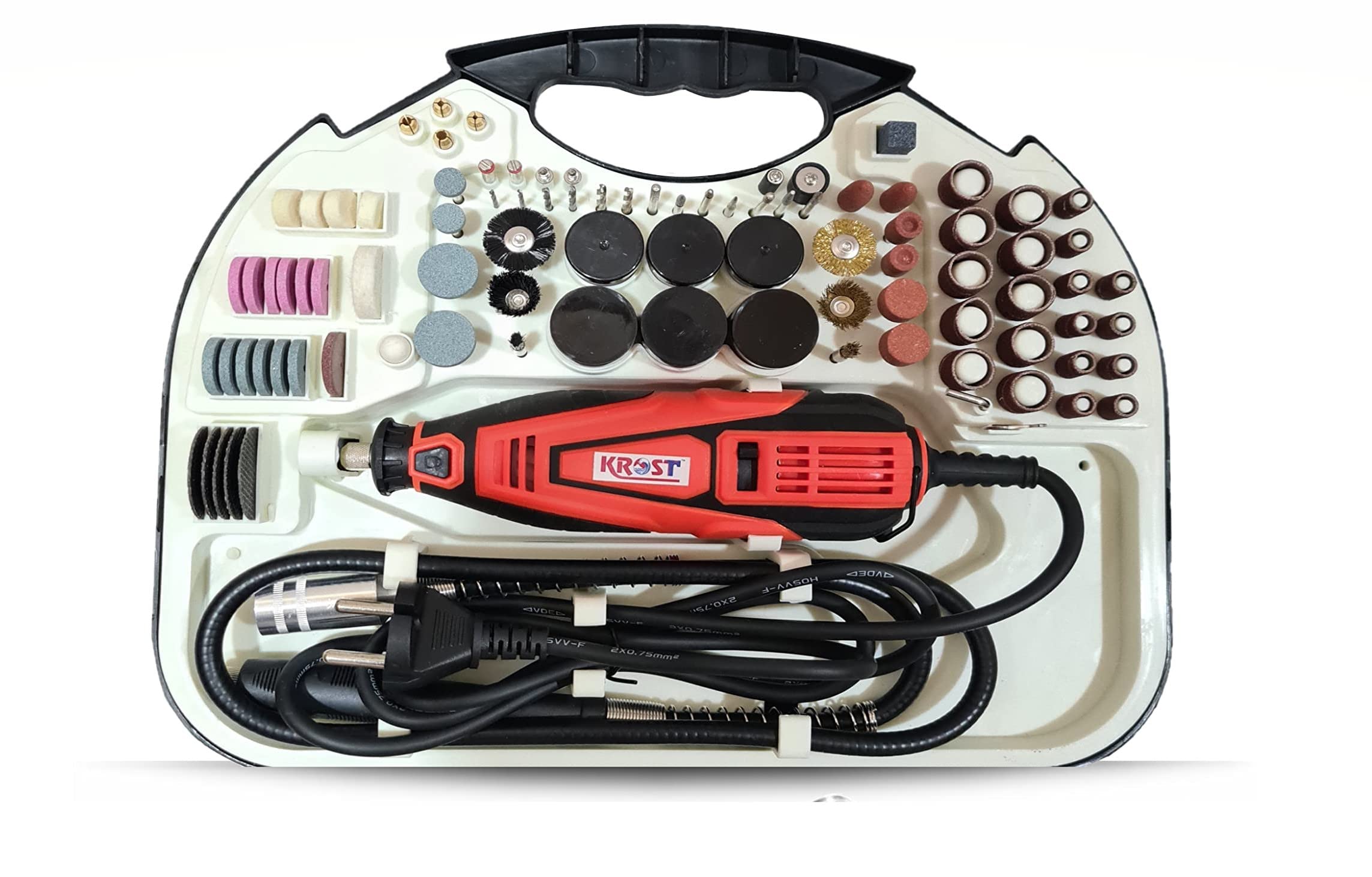 KROST 211pcs Rotary Tool Die Grinder DIY Crafts Accessory Kit for Precision Work (Blue) (B074HD32SV) Amazon Price History, Amazon Price Tracker