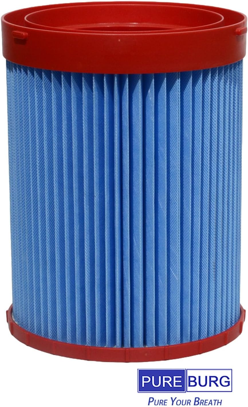 PUREBURG Vacuum Filter 49-90-1978 Compatible with Milwaukee M18 Fuel Wet Dry Vac Models 0910-20, 0920-20, 0920-22HD, 0930-22HD, 0931-20, 3-Pack