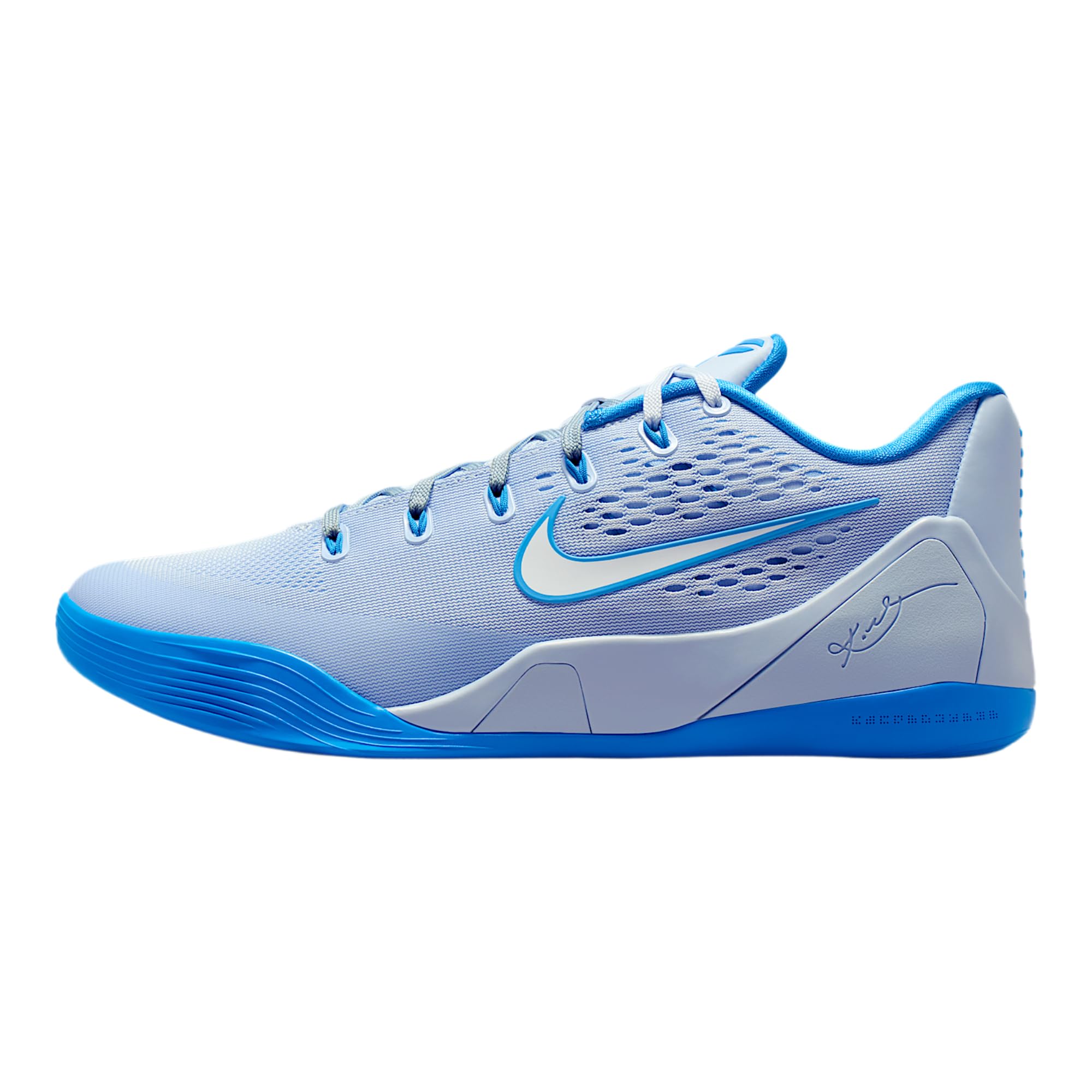 Kobe IX Elite Low EM Protro Basketball Shoes (Hydrogen Blue/White/Light Photo Blue)