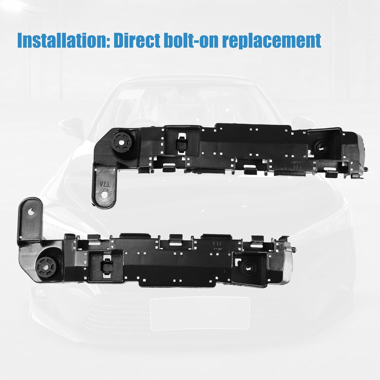 X AUTOHAUX 1 Pair Left Right Side Car Front Bumper Mounting Support Bracket for Honda HRV 2016-2021