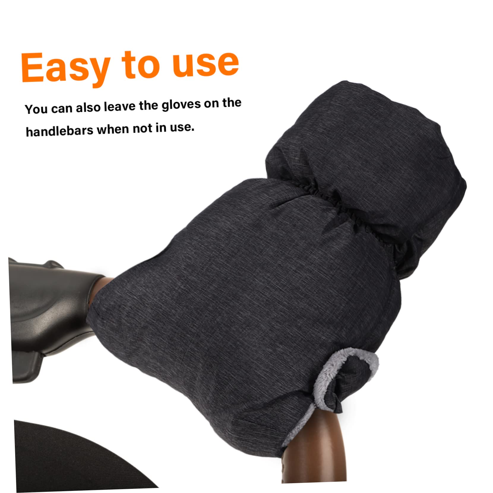 ibasenice 5paires De Poussette Chaud pour Moufles Hiver pour Parents avec Élastique Et Intérieur Polaire Accessoire Pratique pour Froid Lors