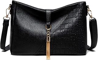 PU Leather Handbags for Women Crossbody, Ladies Shoulder Bags, Women's Cross-Body Bags Black Ladies Handbags, Crossbody Bags for Women, Hand Bags