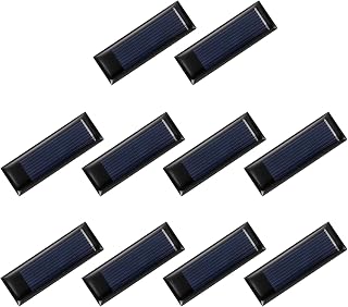 MECCANIXITY 10Pcs 0.5V 0.05W 100mA Mini Solar Panels for Solar Power