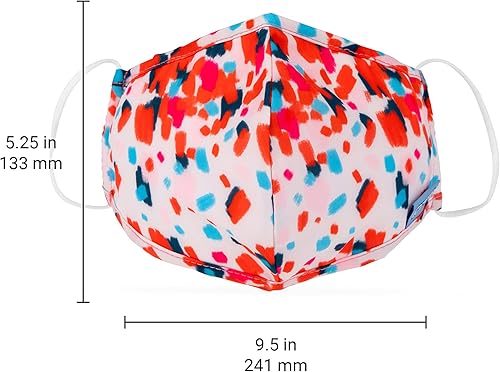 Miniatura 7 de Dr. Talbot's Máscara facial de tela lavable para adultos con bolsillo para filtro para salud personal, 1 paquete, estampado de pinceladas