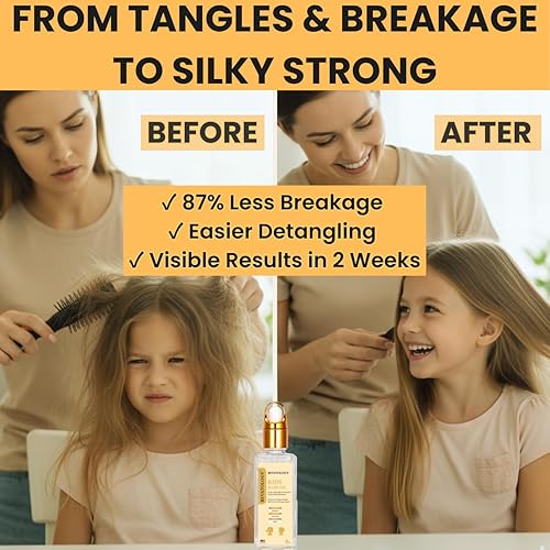 Miniatura 4 de REVATOLOGY - Aceite para el cabello para niños y bebés (fabricado en Estados Unidos) Fórmula pediátrica extra fuerte con 30 botánicos prensados