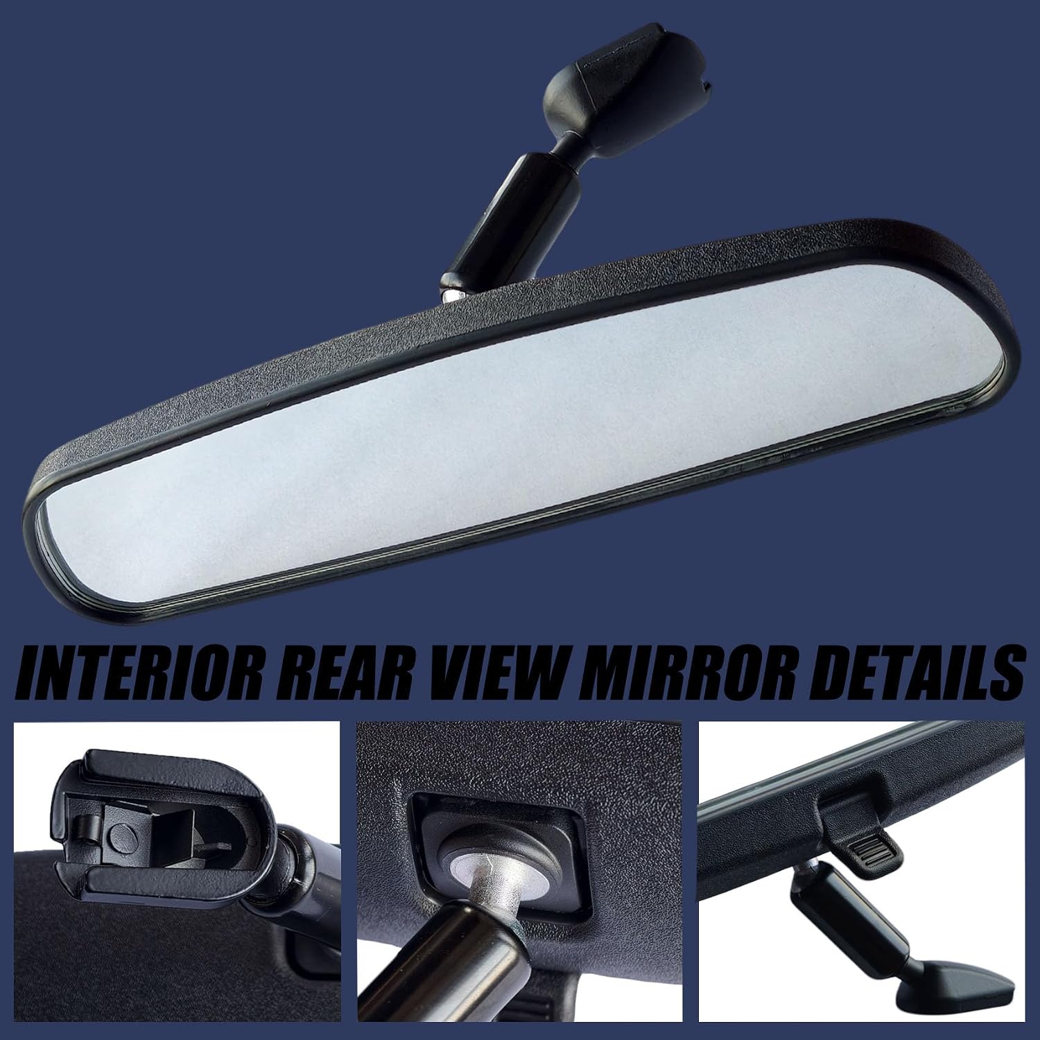 9.4" Interior Rear View Mirror Fit for Mazda 6 2003-2008, MX-5 Miata 1995-2008, CX-7 2006-2008, RX-8 2005-2008, HG82-69-220