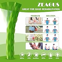 Vista 4 de Barra de resistencia para terapia física, paquete de 3, barra flexible antideslizante para ejercicios de mano, alivia el dolor de tendinitis