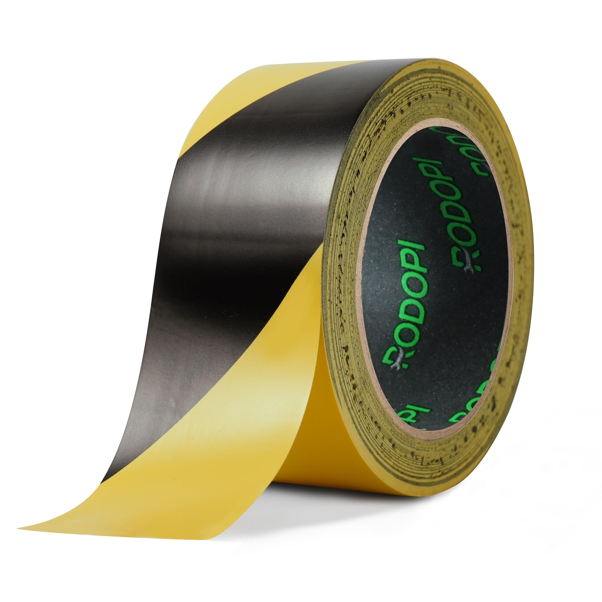 RODOPI Bodenmarkierungsband FixGrip-Bounce 33m x 50mm Absperrband Gelb Schwarz oder Rot Weiß 150µm Markierungsband PVC Klebeband reißfestes Warnband - Gelb/Schwarz 54 Rollen