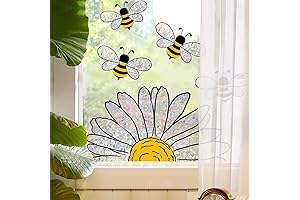 Pack of 5 Bee Window Clings