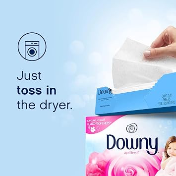 Downy Fabric Softener Dryer Sheets, April Fresh, 240 Count