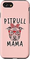 Vista 18 de Funda para iPhone 16 Pit Bull Mama Pitbull Dog Mom Día de la Madre