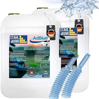 Adblue 2 x 10 L [Made in Germany] - Adblue 10 L for Diesel ISO 22241 - Adblue