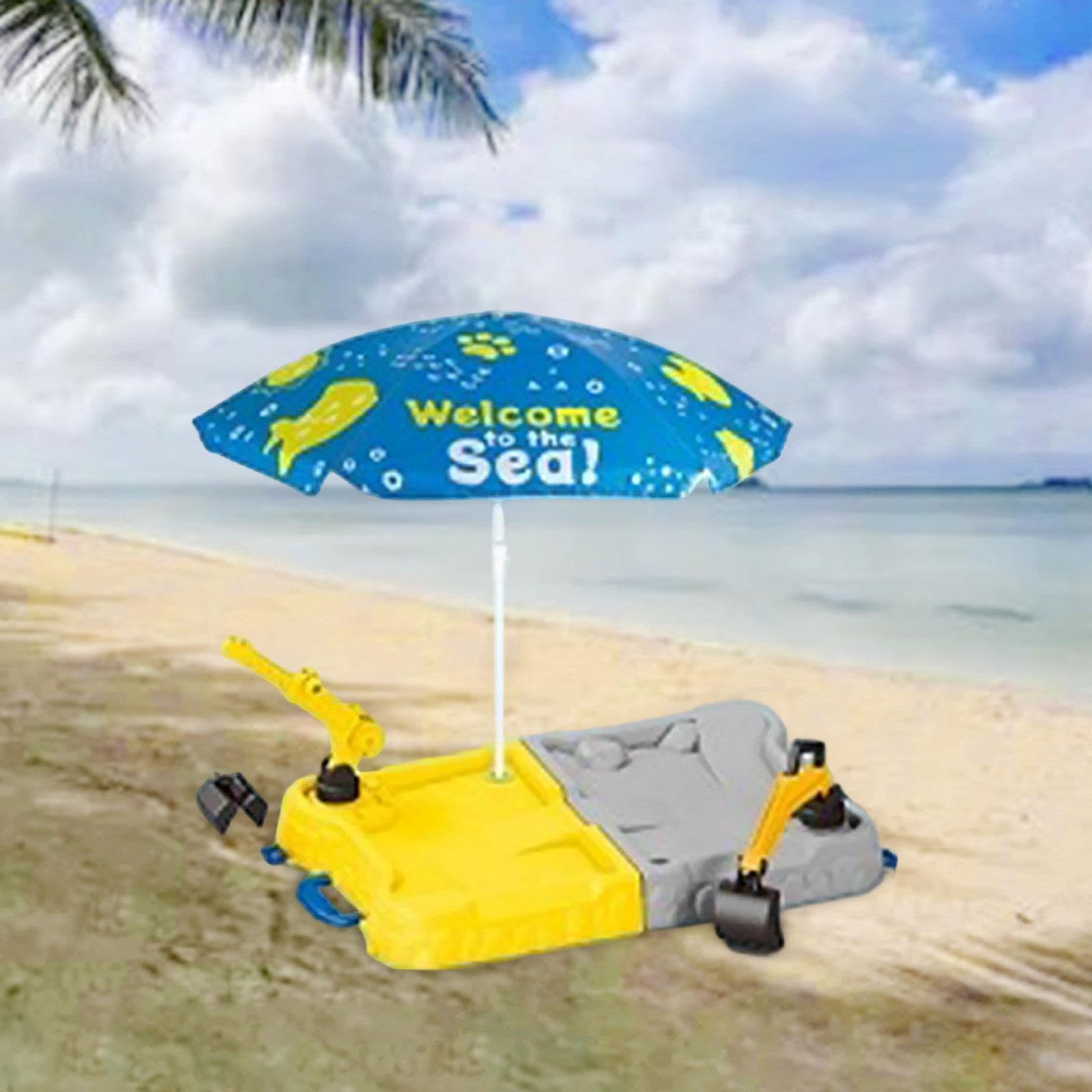 Sandkasten Spielset für Kinder, Sommer, Outdoor Spielzeug mit Bagger, Strandspielset, Sand für Strand, Garten, Drinnen Und Draußen, für Kinder von 3 8