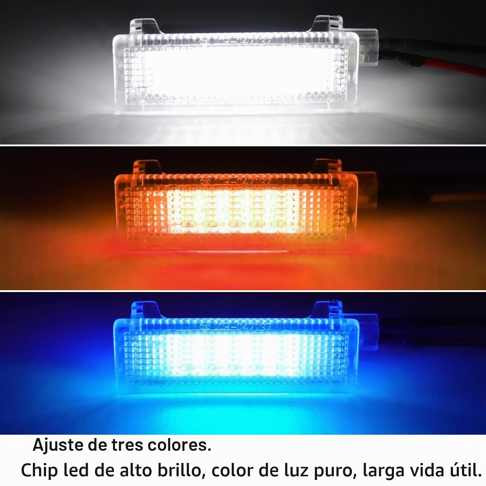 TTCR-II Compatible con Iluminación LED para pies BMW 1 2 3 4 5 7 X1 X3 X4 | F01 F10 F20 F22 F25 F26 F30 F32 F48 Luces LED para del Espacio para los Pies Car Atmosphere Light