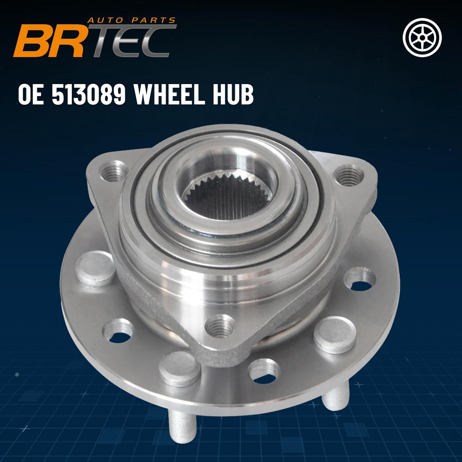513089 2 Pack Front Left/Right Wheel Hub and Bearing Assembly for Chrysler 300M/Concorde/Intrepid/LHS/NEW Yorker/Prowler, for Dodge Intrepid for Eagle for Plymouth Prowler 5 Lugs