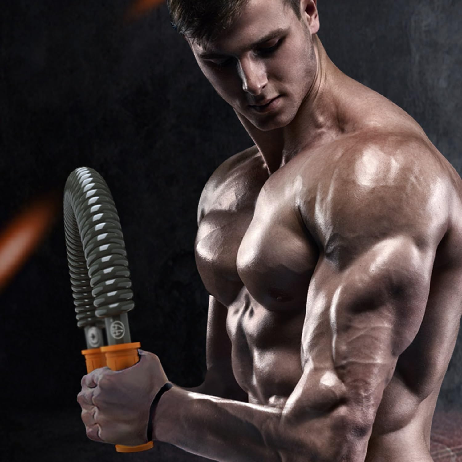 Barre Power Twister, Extenseur De Poitrine Robuste De 30 à 100 Kg