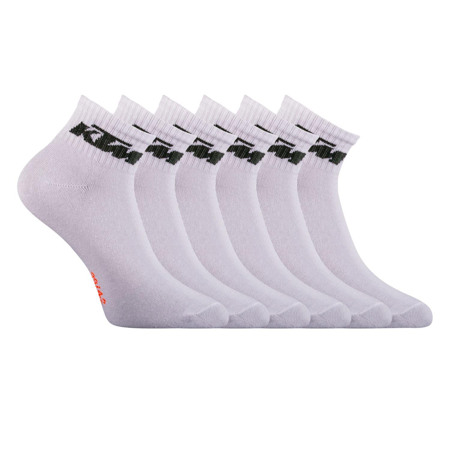 KTM Men's Ktm/1/Smdx6 Mid-High Socks, White, 43-46