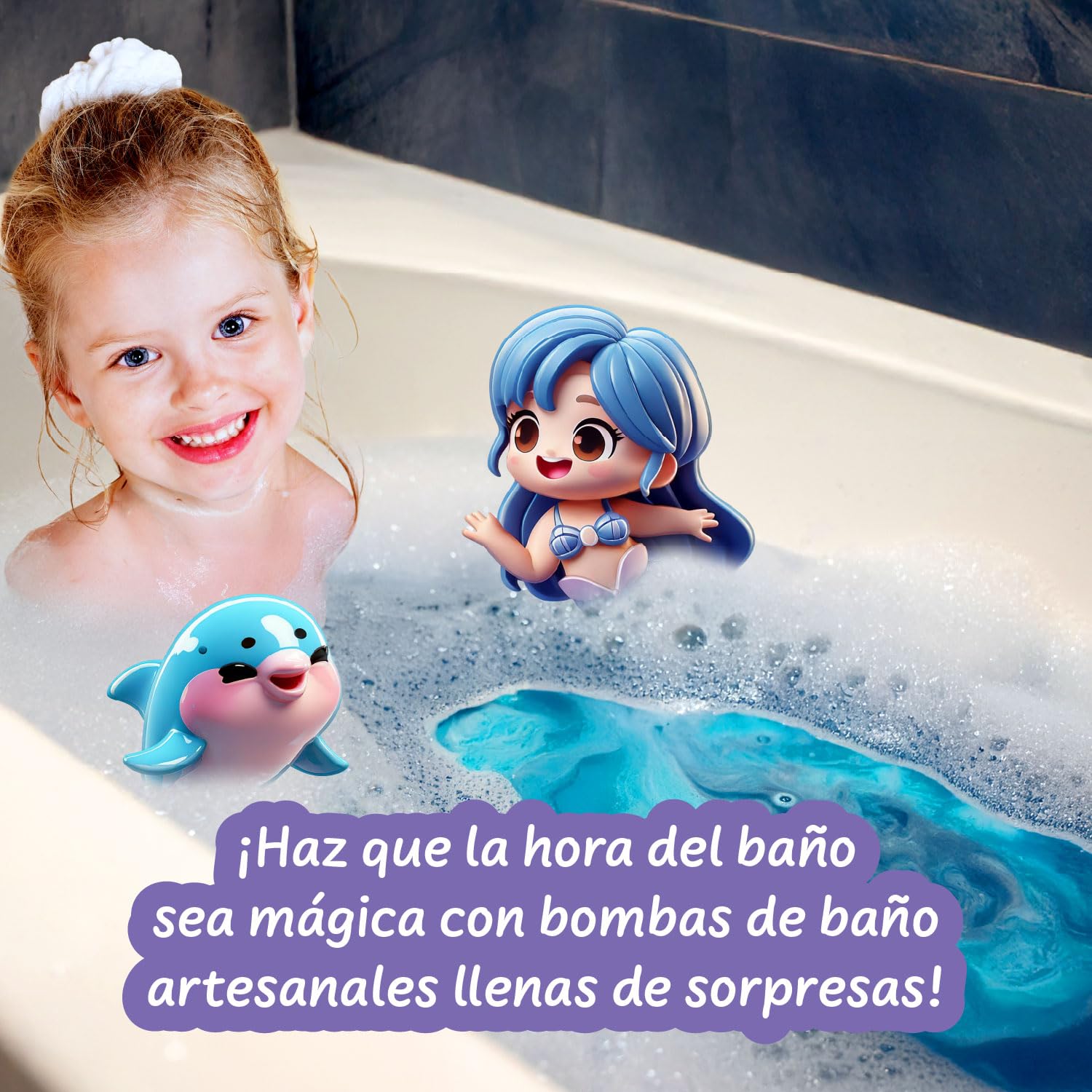 Science4you Super Bombas de Baño con Juguete Sorpresa para Niños +6 – Kit para Hacer Bombas de Baño, Kits de Ciencia 6 Experimentos de Cosméticos, Juguetes STEM, Regalo Niñas y Niños de 6 7 8+ Años