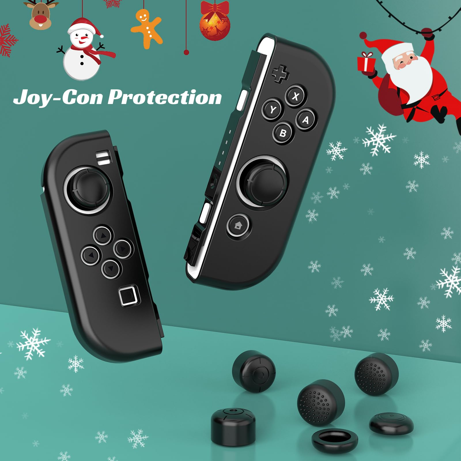 Switch OLED Zubehör 28 in 1 Kompatibel mit Nintendo Switch OLED Konsole, Switch OLED Zubehör Geschenk Bundle mit Großem Switch OLED Tasche,Switch OLED Schutzhülle,Griff,Spiele Aufbewahrung