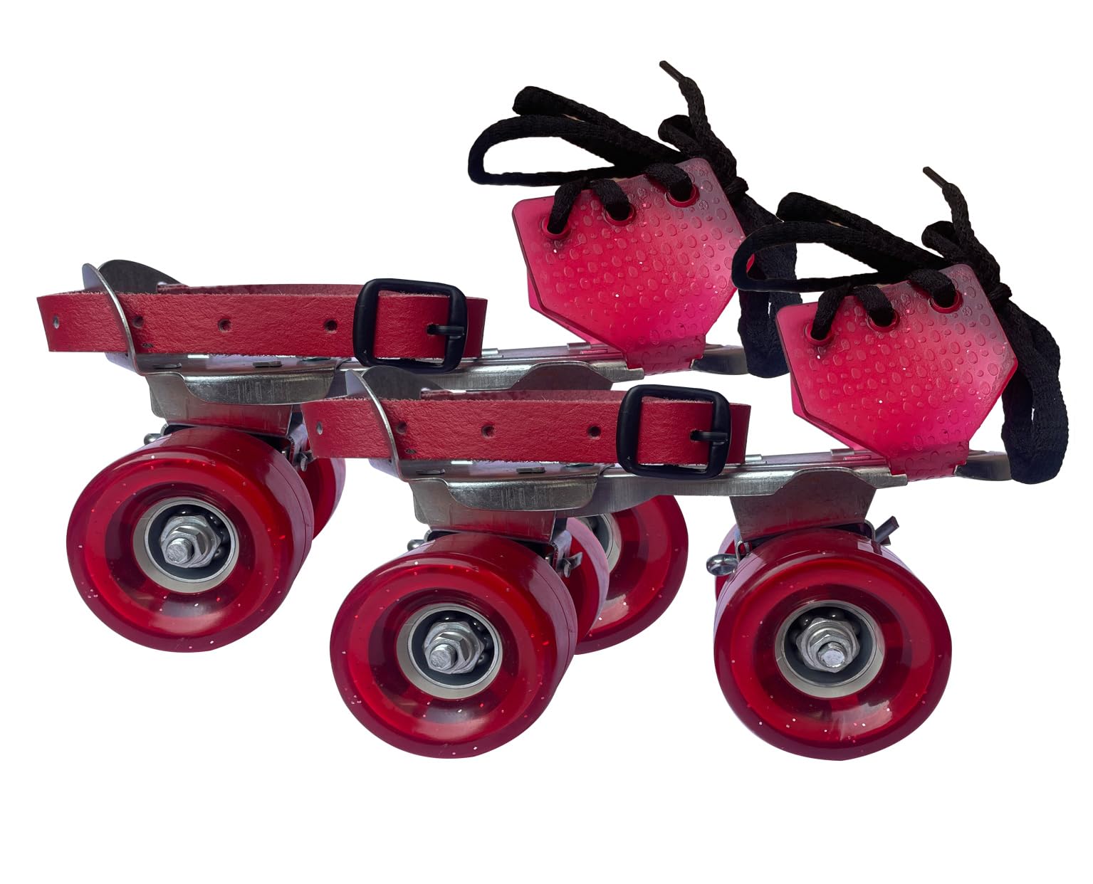 Rioff® Skates Roller for Kids Age Group 6-12 Years Adjustable Inline Skating Shoes - Red