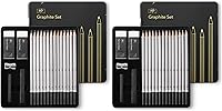 Vista 9 de Mr. Pen - Lápices de dibujo para dibujo, paquete de 14, lápices de grafito para lápices de dibujo