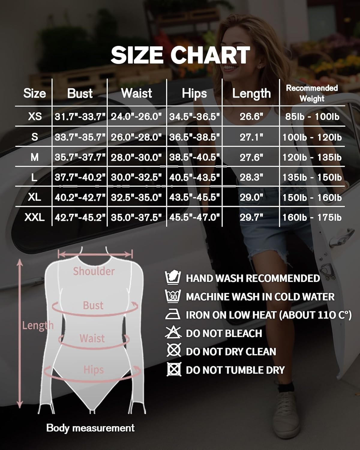 MANGOPOP Sleeveless Bodysuit For Women Scoop Neck Double Lined Tank Top Body Suit Basic Fitted Summer Going Out Tops Black XX-Large - Image 4