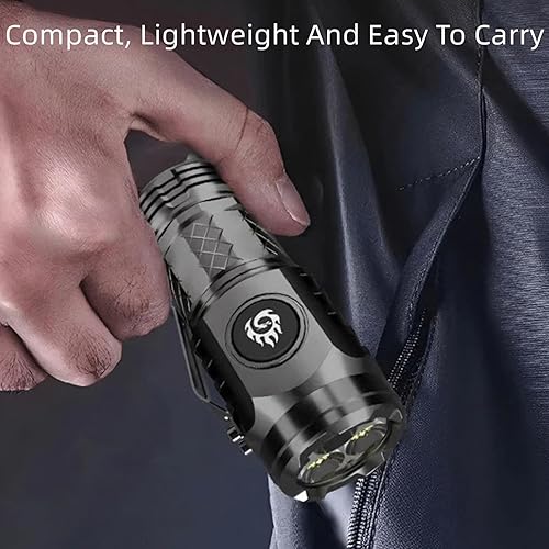 Miniatura 5 de LONGLUAN Voltguard Elite - Linterna 2 en 1, linterna militar 2 en 1, linterna militar alemana de tres ojos monstruo mini flash Super Power (2