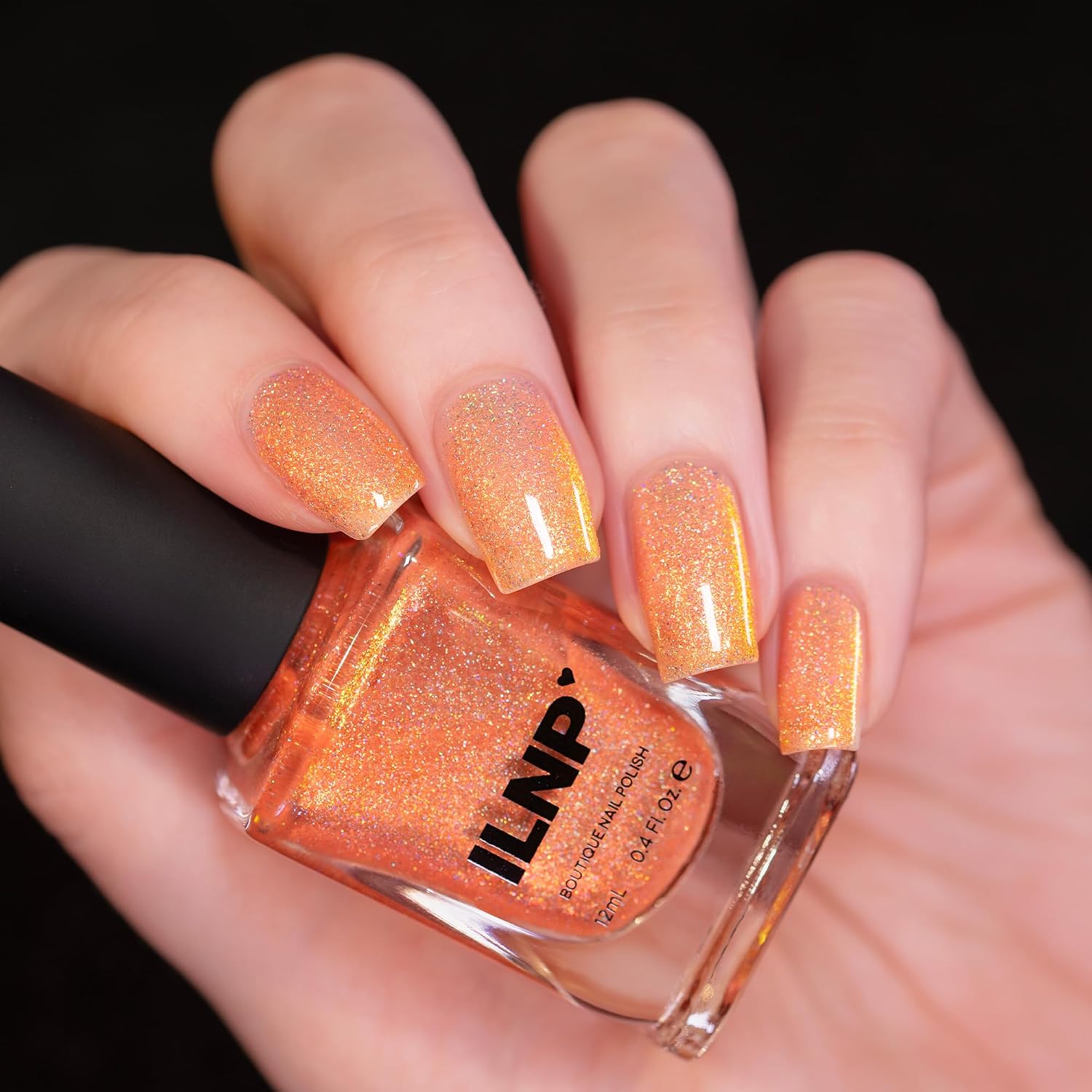 ILNP Peach Ring - Soft Orange Shimmer Nail Polish