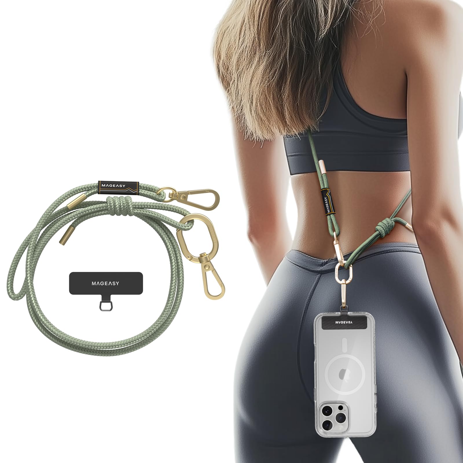 Amazon.com: MAGEASY Universal Cell Phone Lanyard - Anti-Theft Rope