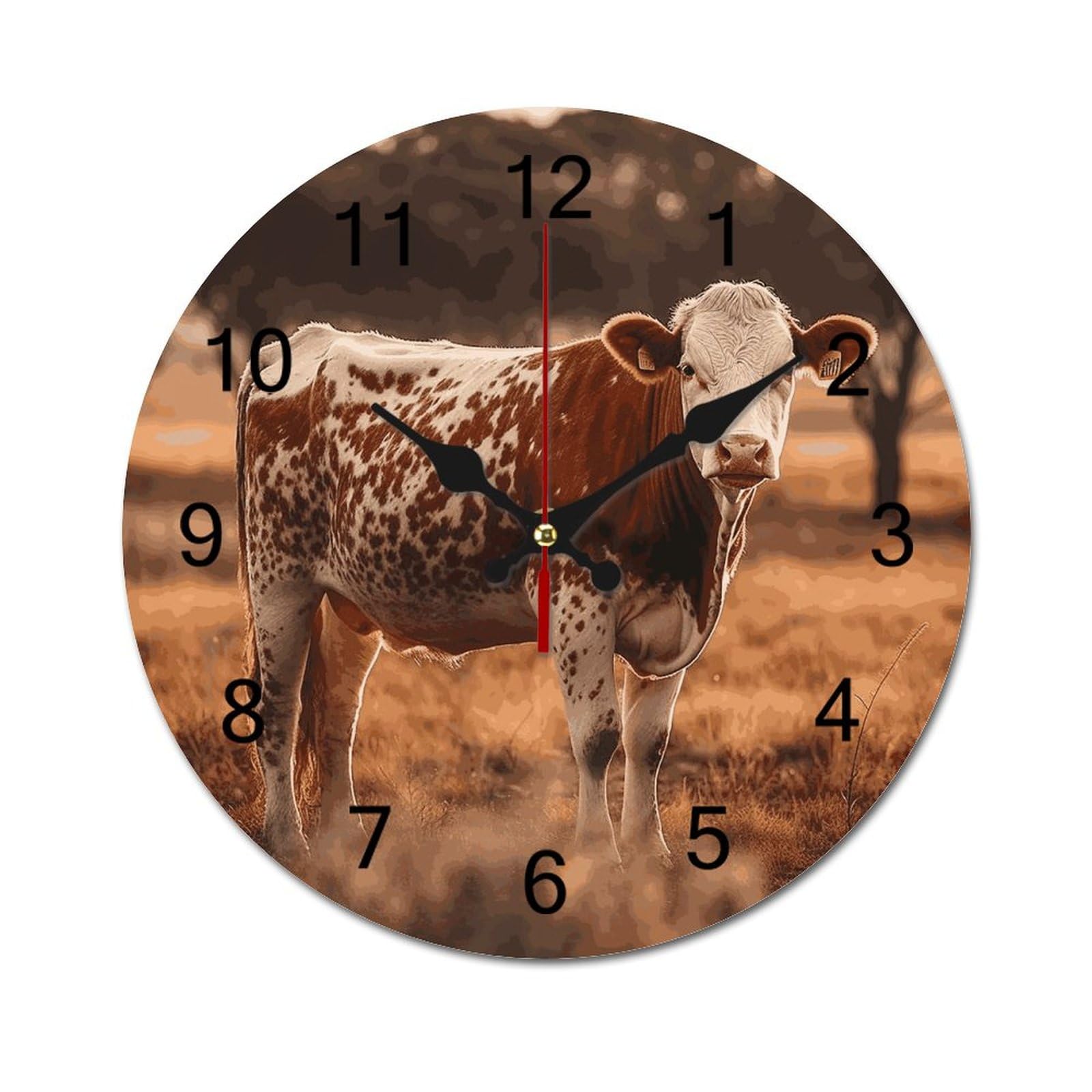 Horloge murale silencieuse à piles pour en finir avec le bruit du tic-tac dans la maison