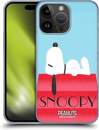 Head Case Designs Officially Licensed Peanuts House Snoopy Deco Dreams Hard Back Case Compatible with Apple iPhone 15 Pro Max