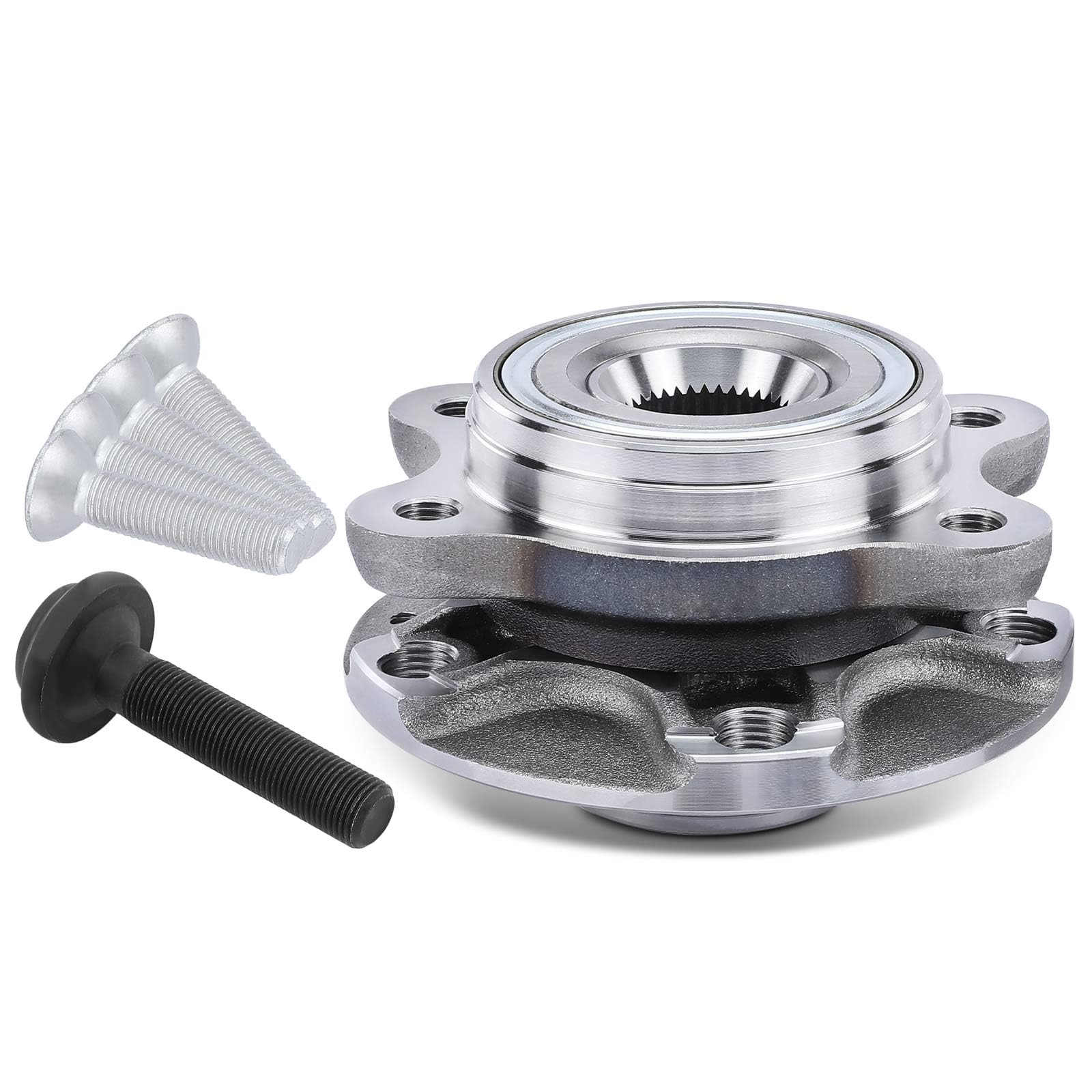 Frankberg 1x Kit de rodamientos de ruedas Eje delantero Compatible con A4 2000-2008 A4 Avant 2001-2008 A4 Cabrio 2002-2009 A6/A6 Avant 1997-2005 Exeo Sustituir# 8D0498625C