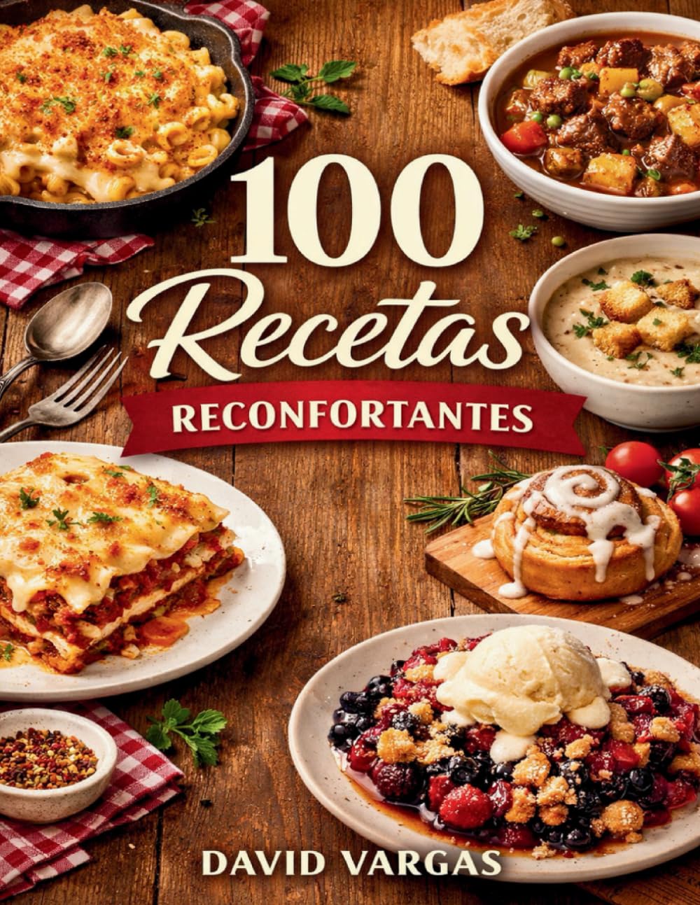 100 Recetas Reconfortantes para Disfrutar en Casa: Platos fáciles y caseros que siempre apetecen