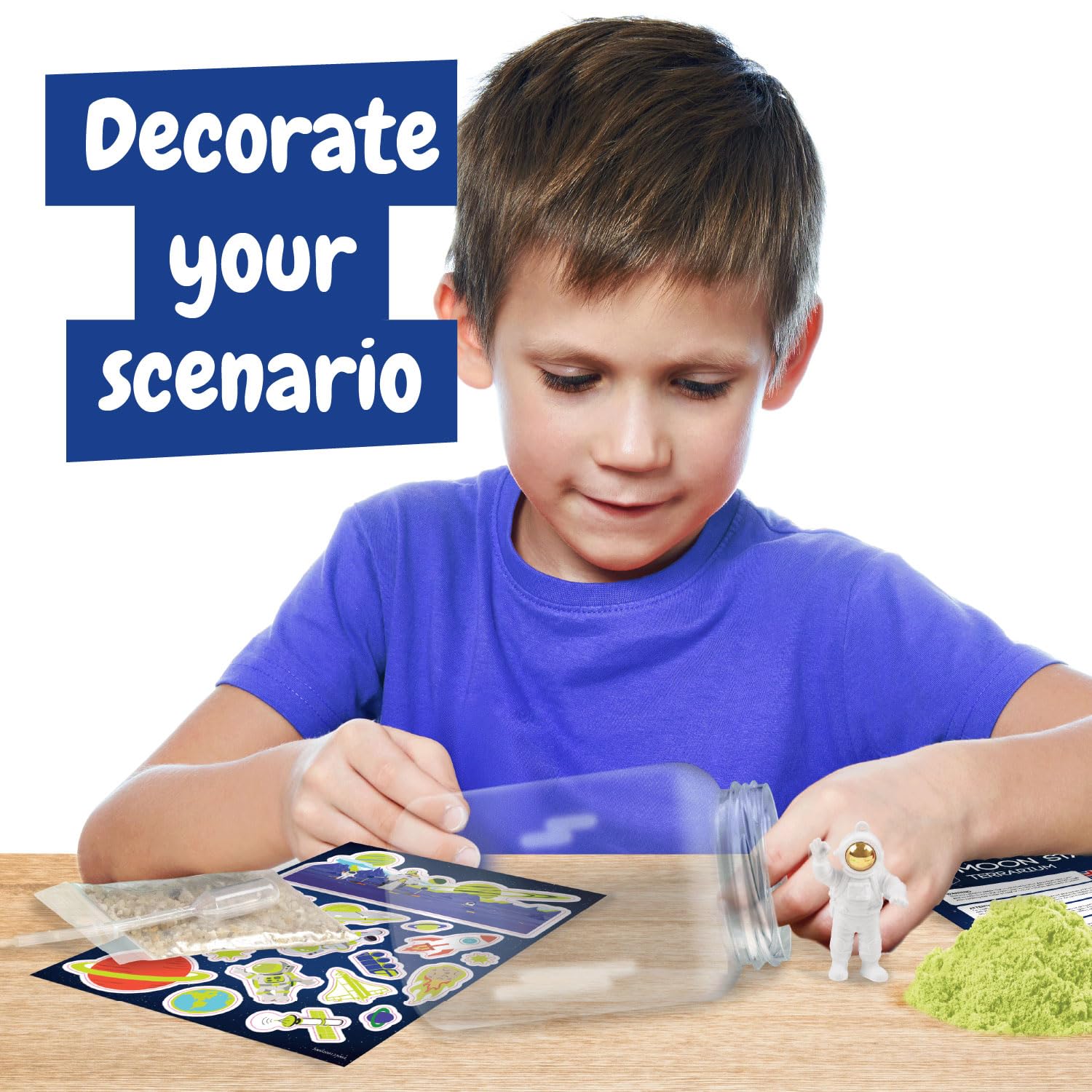 Science4you Moon Station NASA Terrarium Kit, Make Your Own Terrarium NASA - Image 4