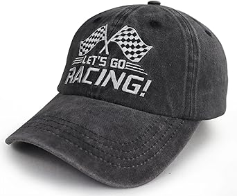 【Crazy Car Wash Crew】24FW★ MW BALL CAP Race Car Hats for Men Women, Funny Adjustable Washed Cotton