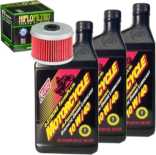 RAD Powersports Oil Change Kit For Honda 2000 TRX350TE Rancher ES Synthetic 10W-40