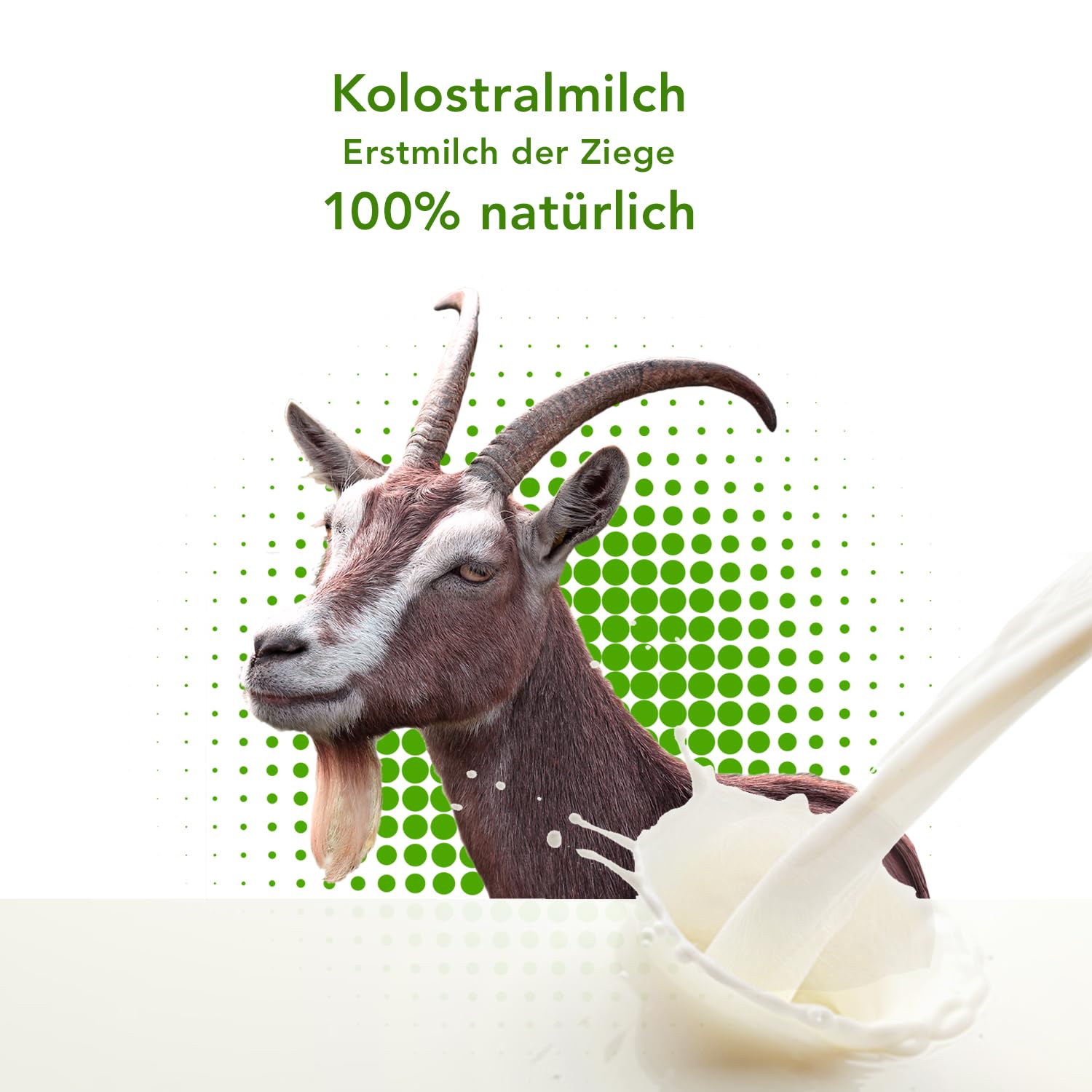 Colostrum Ziege Erstmilch Biestmilch 1 er Pack (1 x 150 Kapseln) - Ziegenkolostrum mit Proteine, Vitamine Aminosäuren - Stoffwechselkur