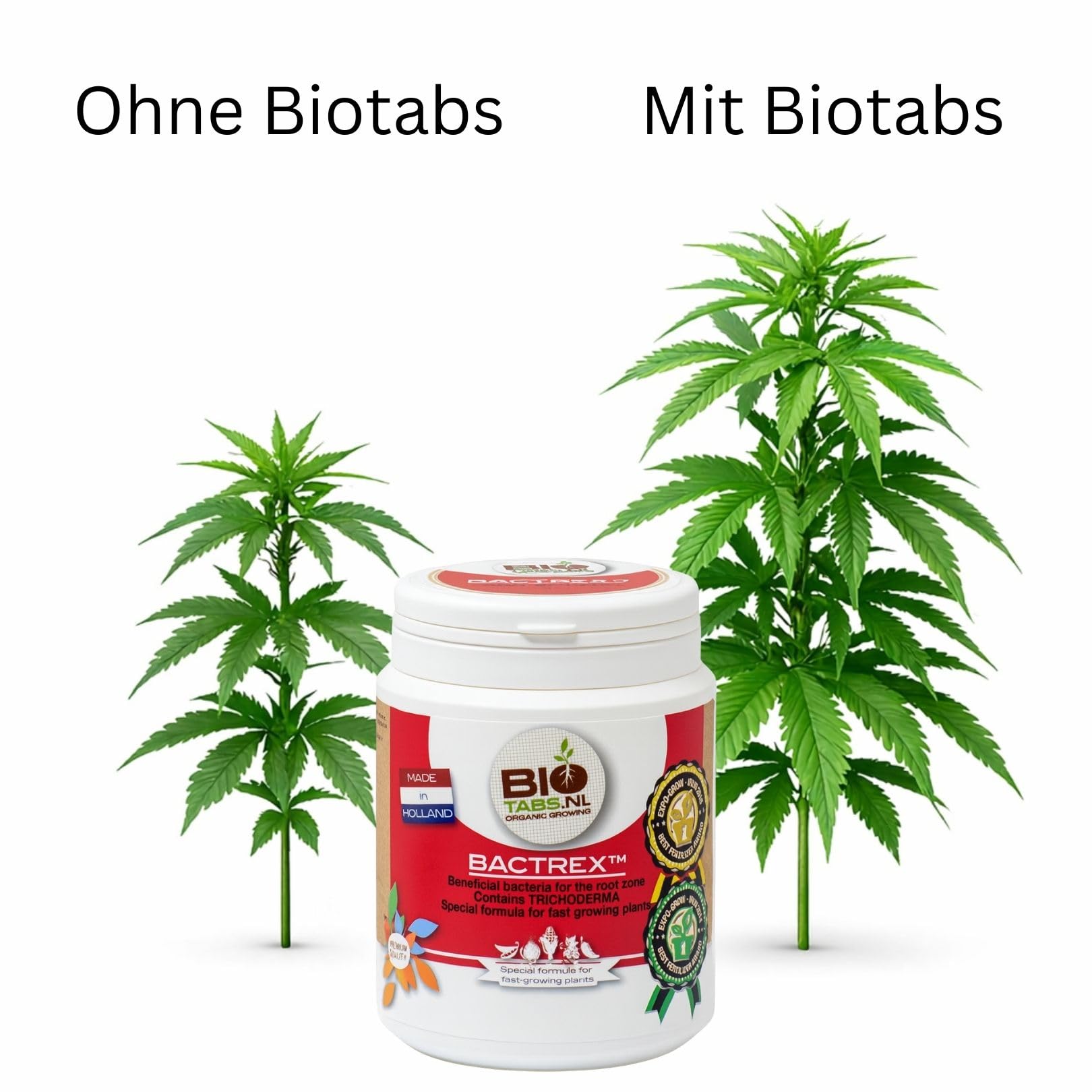 Weedness BioTabs Bactrex 50 g - Grow Dünger Anbau Indoor Outdoor Naturdünger Flüssig Bio Orchideen Bonsai Organische