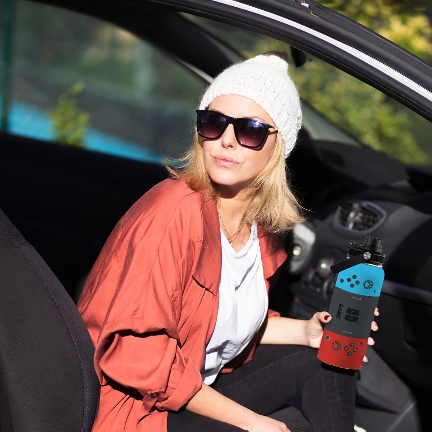 Gamer Gifts-32oz Gamer Water Bottle - Gaming Insulated Cup with Stainless Steel - Gift for Game Men, Son, Dad, Husband, Friends - Gaming Tumbler Present for Birthday Christmas - Image 6