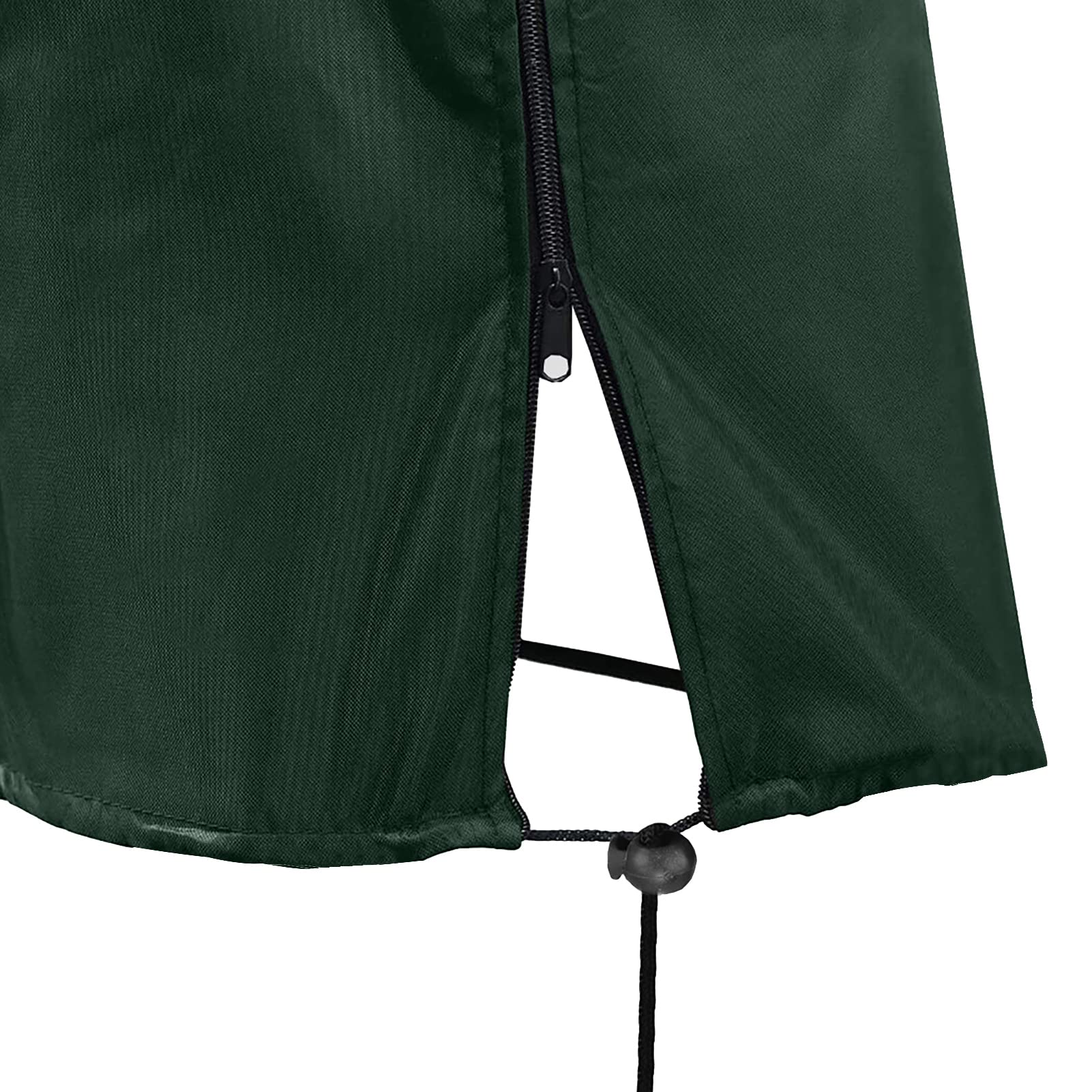 Copertura per tavolo da ping pong, con cerniera e coulisse, in tessuto Oxford 420D, impermeabile, per interni ed esterni (185 x 165 x 70 cm) (verde)
